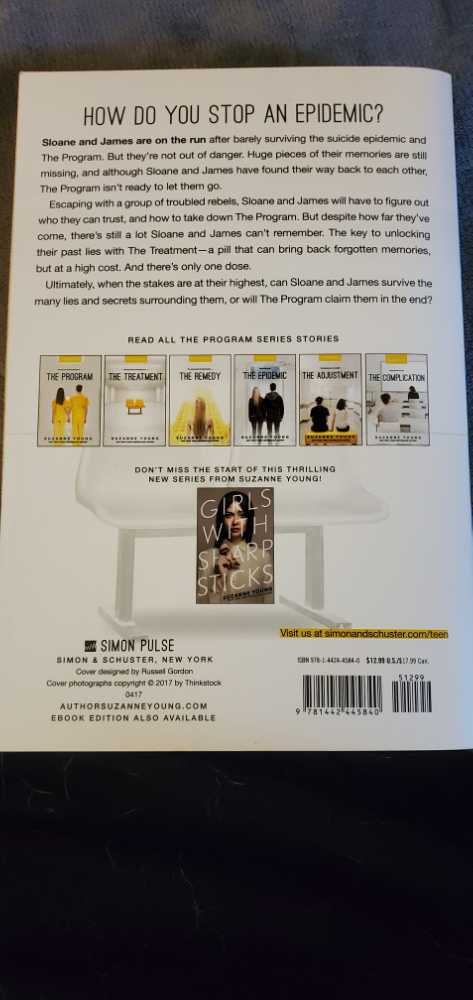 The Treatment - Suzanne Young (Simon Pulse - Paperback) book collectible [Barcode 9781442445840] - Main Image 2