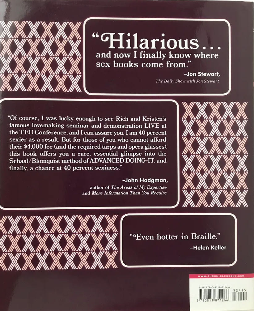 The Sexy Book Of Sexy Sex - Rich Blomquist (Chronicle Books - Hardcover) book collectible [Barcode 9780811871266] - Main Image 2