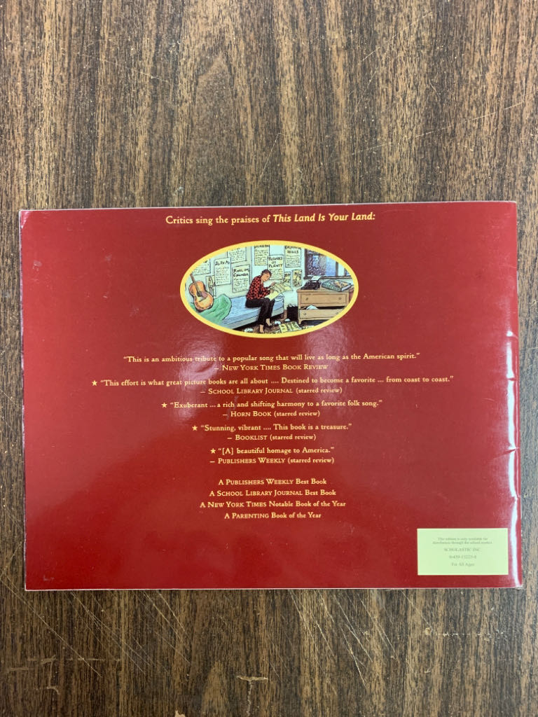 This Land is Your Land - Robert Santelli book collectible [Barcode 9780439132251] - Main Image 2