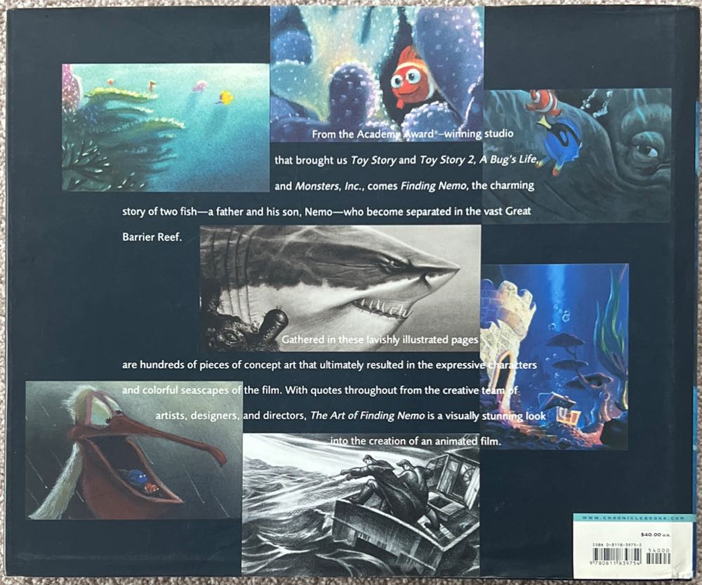 The Art of Finding Nemo - Mark Cotta Vaz (Chronicle Books - Hardcover) book collectible [Barcode 9780811839754] - Main Image 3