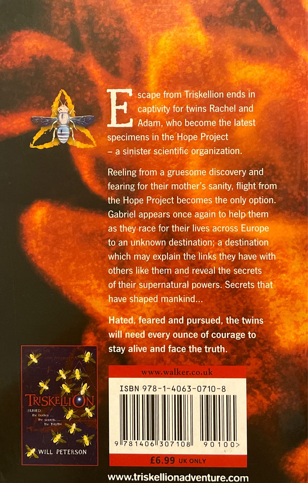 The Burning - Will Peterson (Walker Books - Paperback) book collectible [Barcode 9781406307108] - Main Image 2