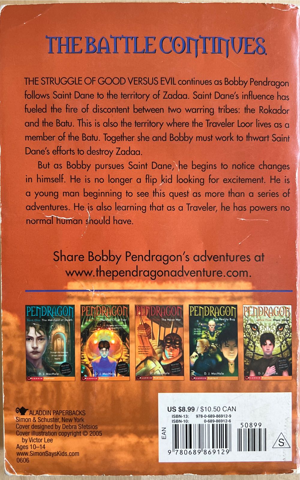 Pendragon 6: The Rivers of Zadaa - D.J. MacHale (Aladdin - Paperback) book collectible [Barcode 9780689869129] - Main Image 3