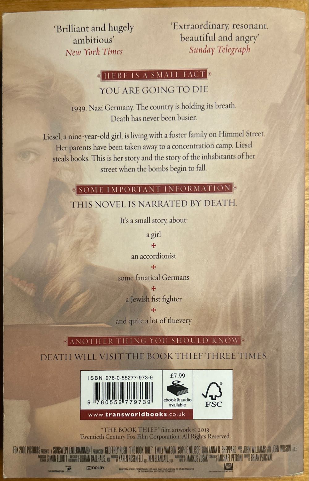 The Book Thief - Markus Zusak (Random House - eBook) book collectible [Barcode 9780552779739] - Main Image 2