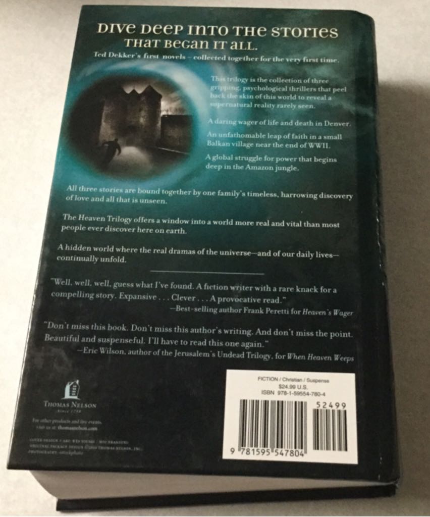The Heaven Trilogy - Ted Dekker (- Hardcover) book collectible [Barcode 9781595547804] - Main Image 2