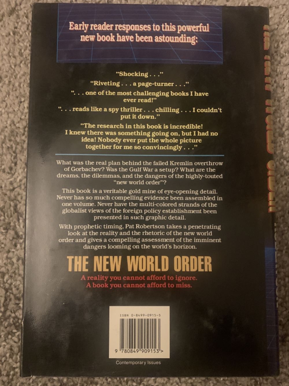New World Order - Elle Casey (14 Word Press - Hardcover) book collectible [Barcode 9780849909153] - Main Image 2