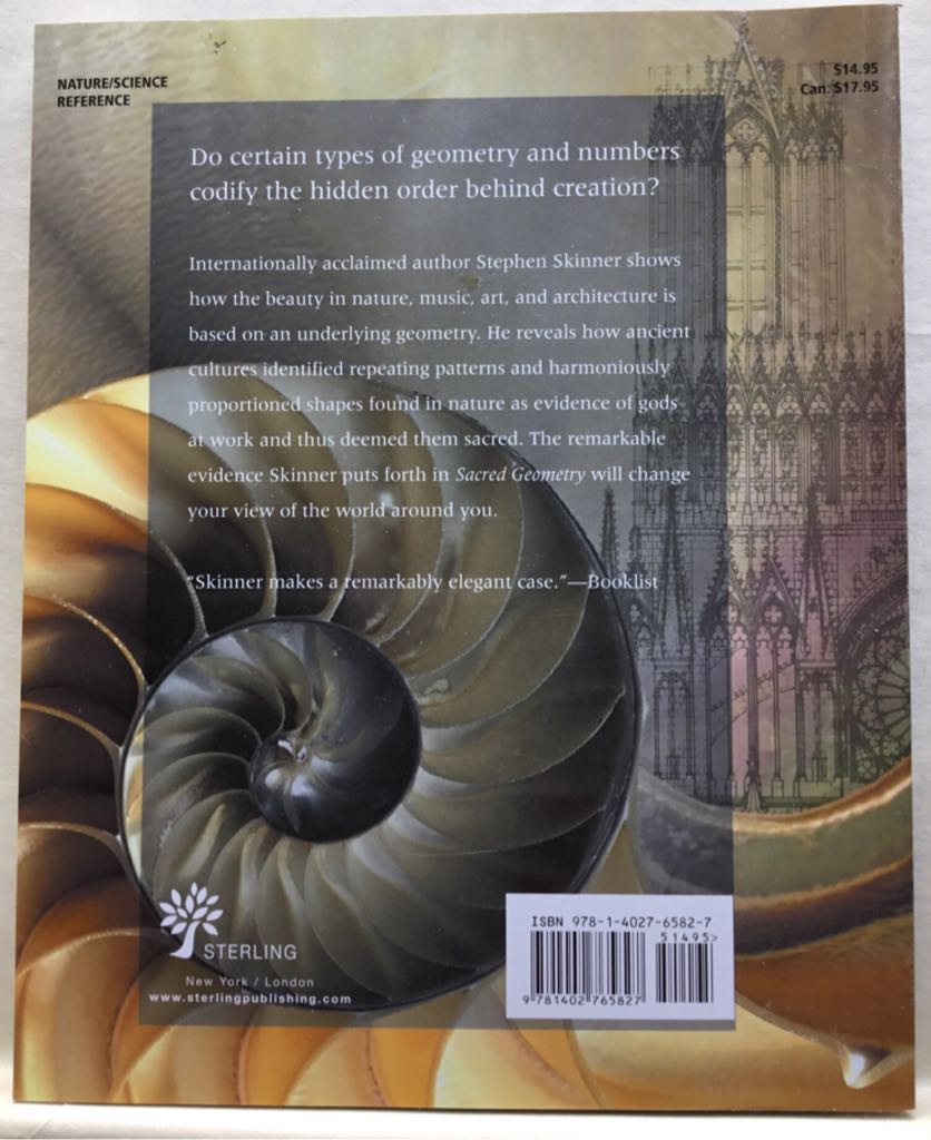 Sacred Geometry - Stephen Skinner (Sterling Publishing Company, Inc.) book collectible [Barcode 9781402765827] - Main Image 2