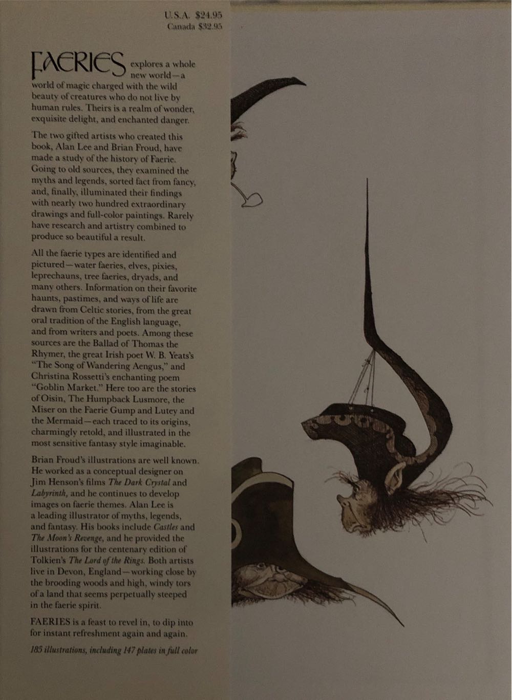 Faeries - Brian Froud (Harry N. Abrams, Inc - Hardcover) book collectible [Barcode 9780810909014] - Main Image 3