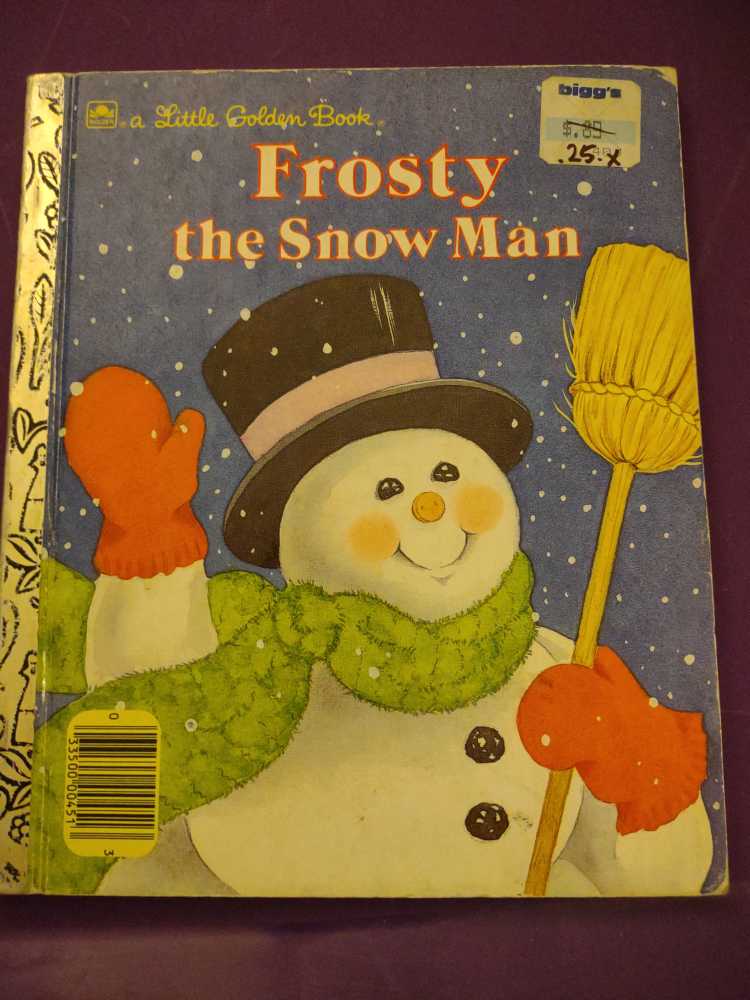 Frosty The Snow Man - Annie north bedford (Little Golden Books) book collectible [Barcode 033500004513] - Main Image 2