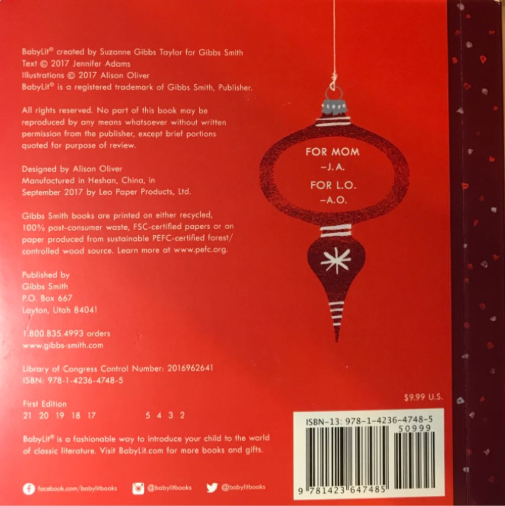 The Nutcracker - E.T.A. Hoffmann (Gibbs Smith - Board Book) book collectible [Barcode 9781423647485] - Main Image 2