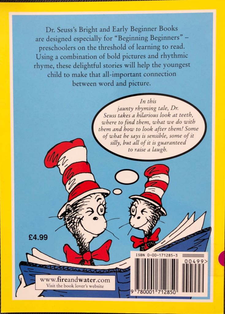 The Tooth Book - Theo. LeSieg (HarperCollins - Paperback) book collectible [Barcode 9780001712850] - Main Image 2