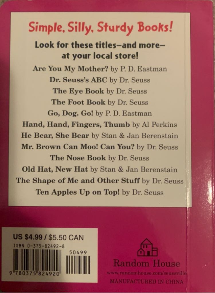 Seuss: The Tooth Book - Dr. Seuss (Random House Books for Young Readers - Hardcover) book collectible [Barcode 9780375824920] - Main Image 2