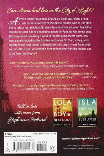 Anna and the French Kiss - Stephanie Perkins (Usbourne - Paperback) book collectible [Barcode 9781409579939] - Main Image 2