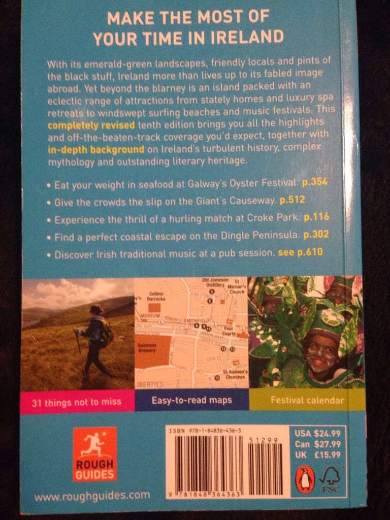 The Rough Guide to Ireland - RG (Dorling Kindersley Ltd) book collectible [Barcode 9781848364363] - Main Image 2