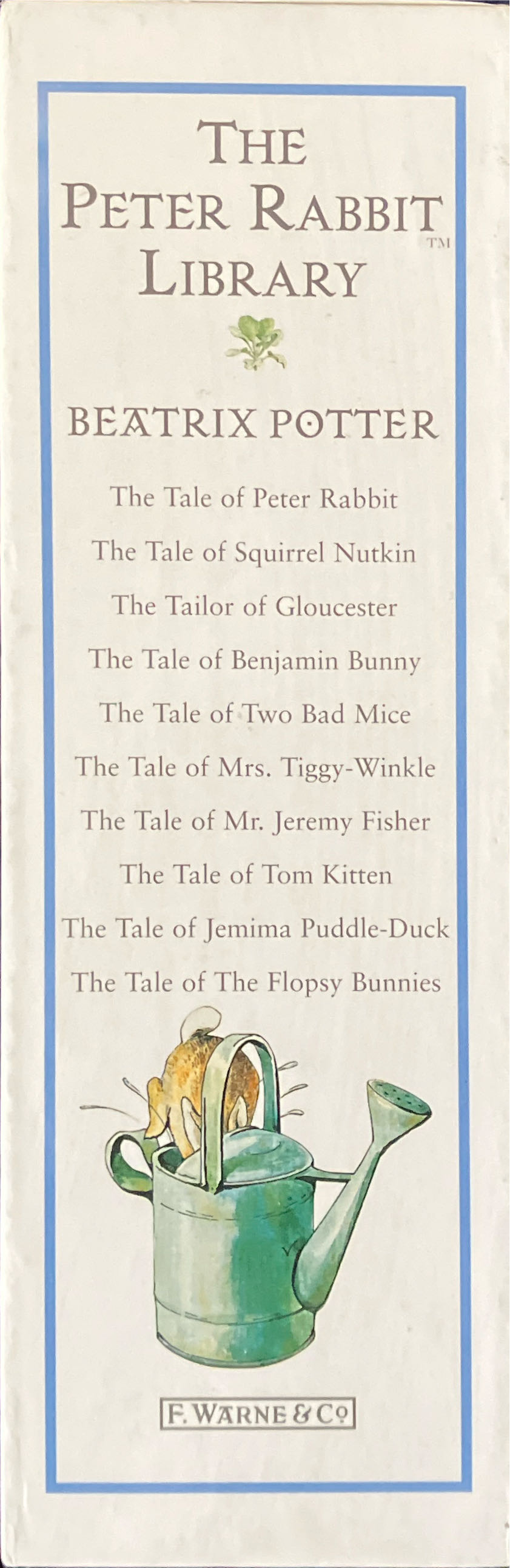 The Peter Rabbit Library - Beatrix Potter (Hardcover) book collectible [Barcode 9780723282785] - Main Image 3