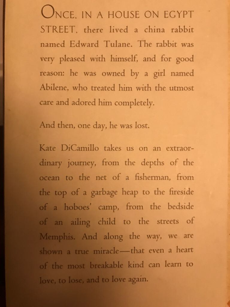 The Miraculous Journey of Edward Tulane - Kate DiCamillo (Candlewick Press - Hardcover) book collectible [Barcode 9780763625894] - Main Image 2