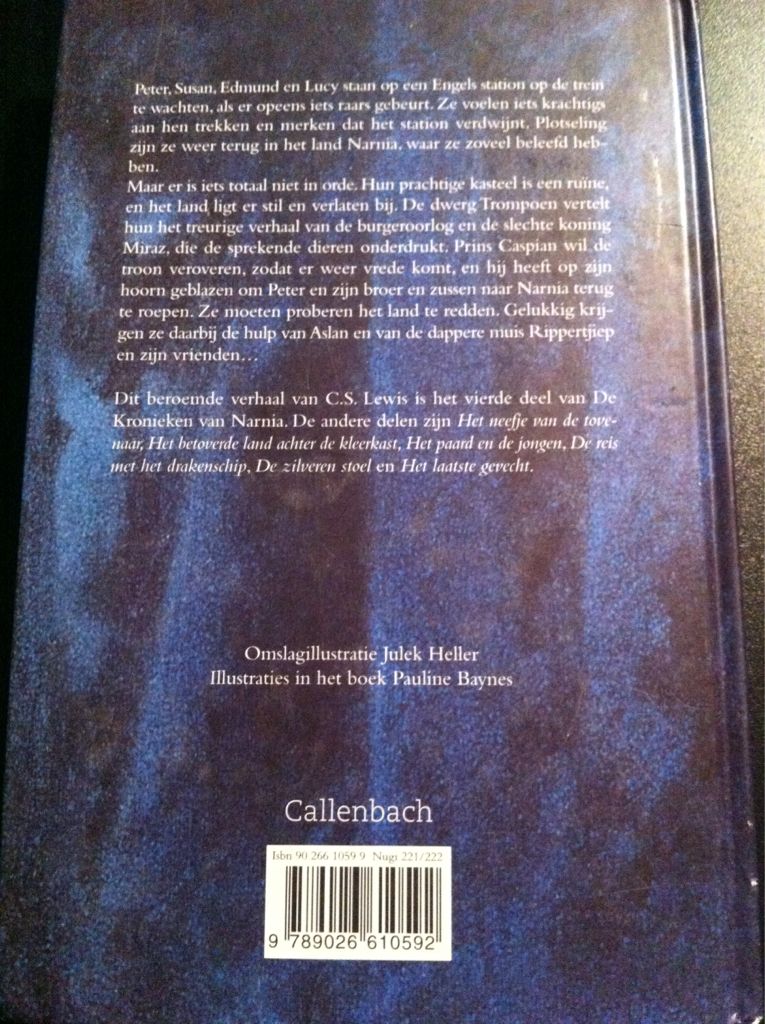 Prins Caspian  (Callenbach - Hardcover) book collectible [Barcode 9789026610592] - Main Image 2