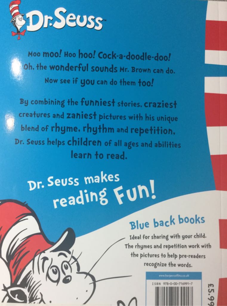 Mr Brown Can Moo! Can You?  (Harper Collins - Paperback) book collectible - Main Image 2