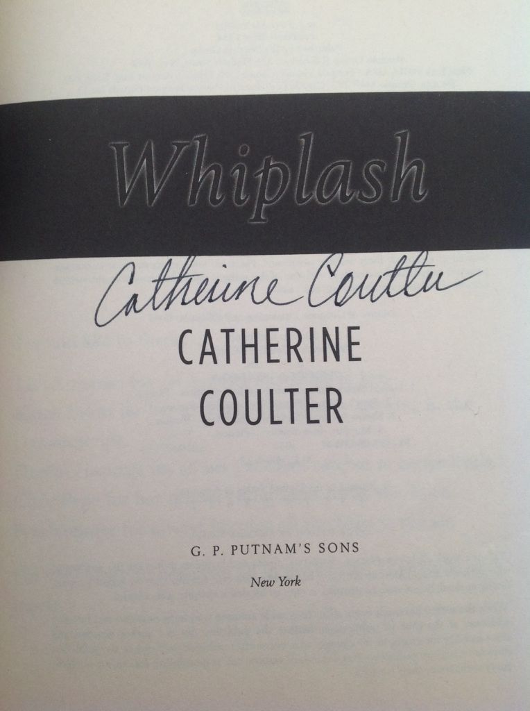 Whiplash - Catherine Coulter (G. P. Putnam’s Sons - Hardcover) book collectible [Barcode 9780399156533] - Main Image 2