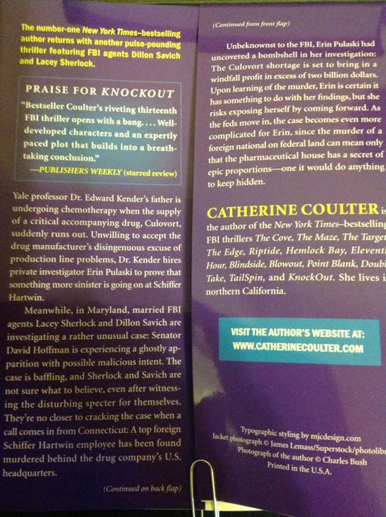 Whiplash - Catherine Coulter (Putnam - Hardcover) book collectible - Main Image 2