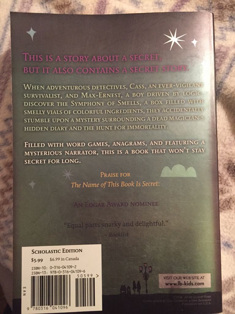 The Name Of This Book Is Secret - Pseudonymous Bosch (Little, Brown & Co. - Paperback) book collectible [Barcode 9780316041096] - Main Image 2