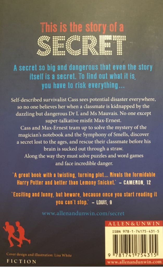 The Name Of This Book Is Secret  (Allen & Unwin - Paperback) book collectible [Barcode 9781741754315] - Main Image 2