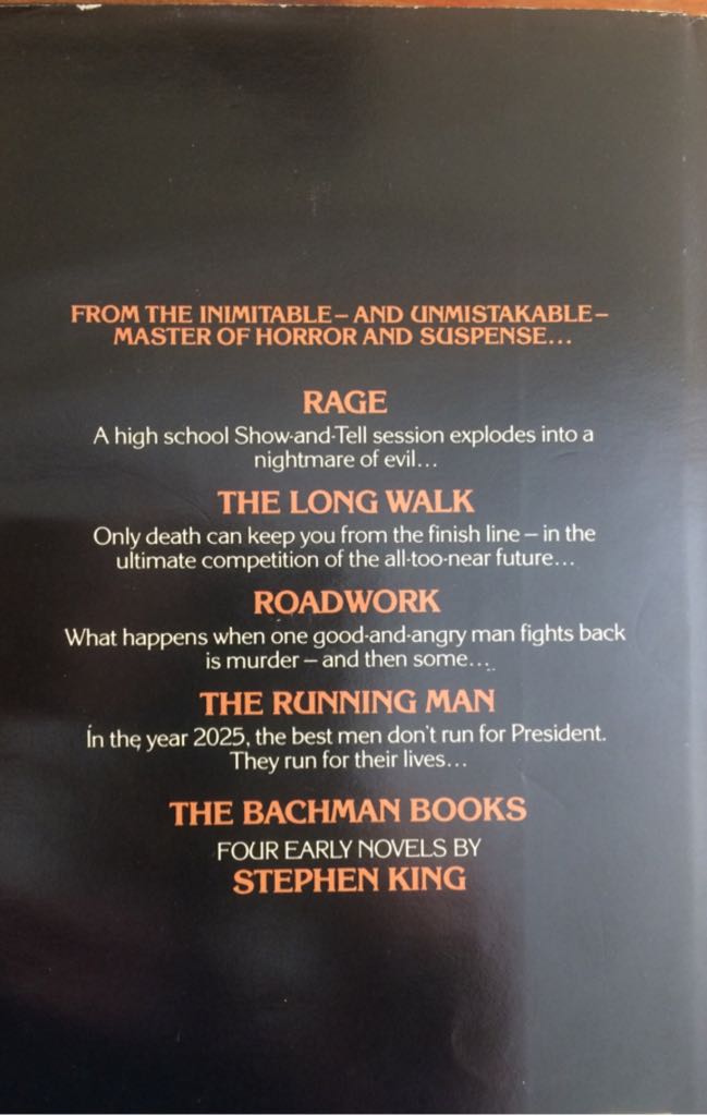 The Bachman Books: Four Early Novels by Stephen King - Stephen King (A Signet Book; The New American Library - Hardcover) book collectible - Main Image 2