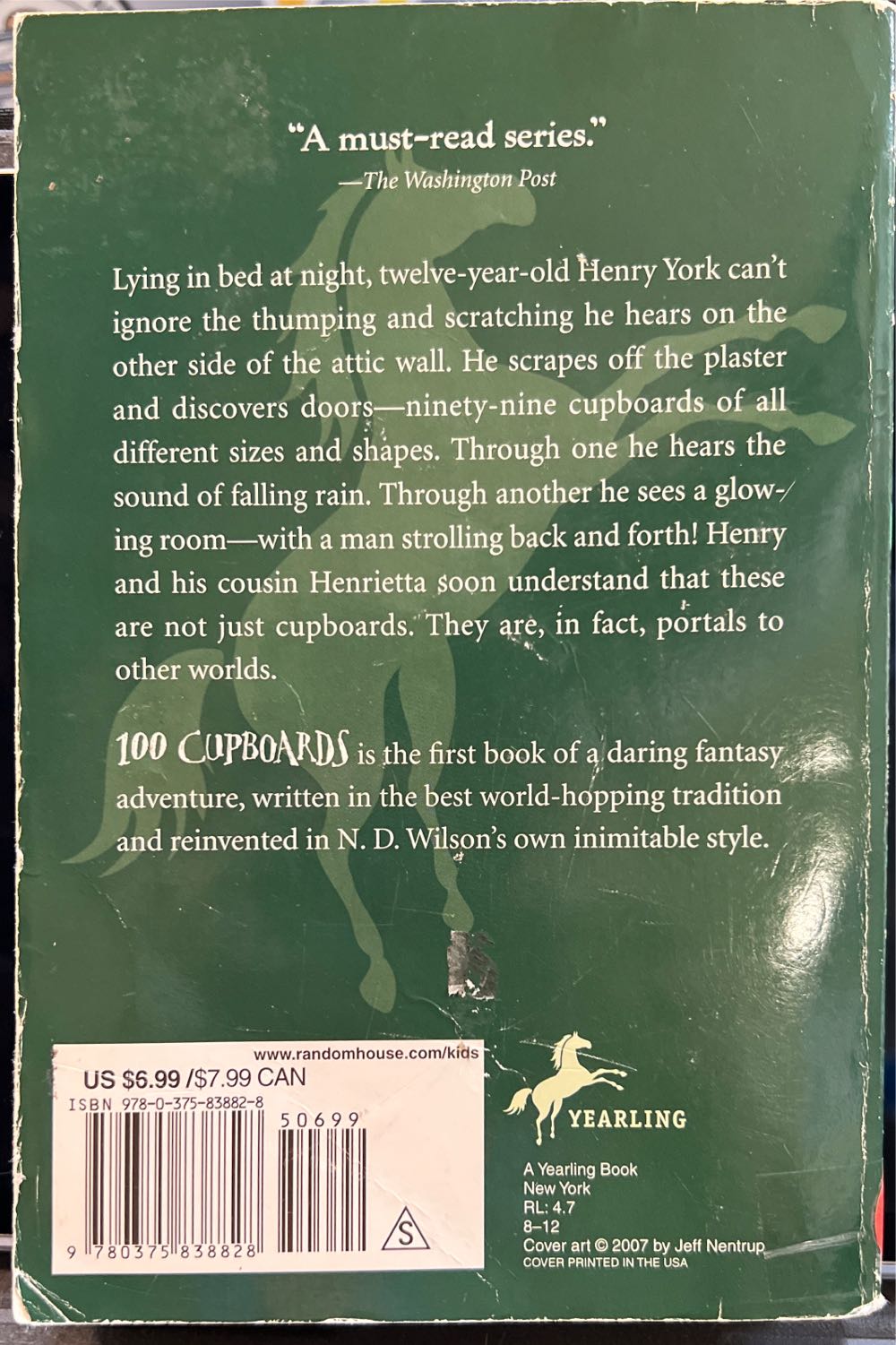 100 Cupboards - N. D. Wilson (Bluefire - Paperback) book collectible [Barcode 9780375838828] - Main Image 2