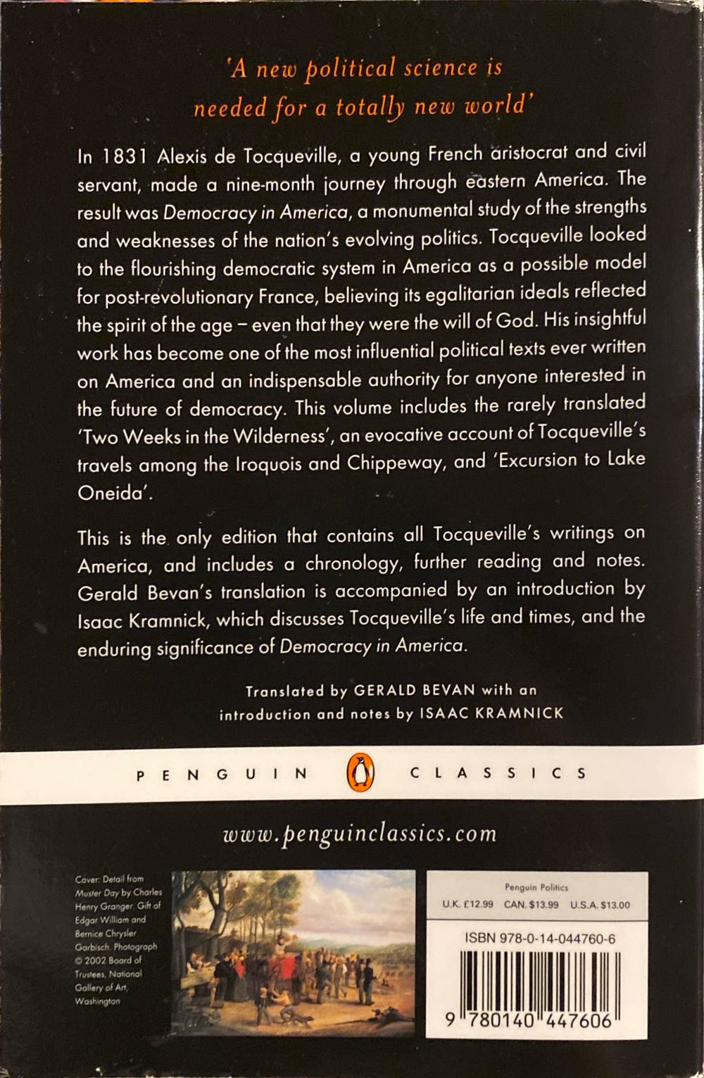 Democracy in America and Two Essays on America - Alexis de Tocqueville (Penguin Books - eBook) book collectible [Barcode 9780140447606] - Main Image 2