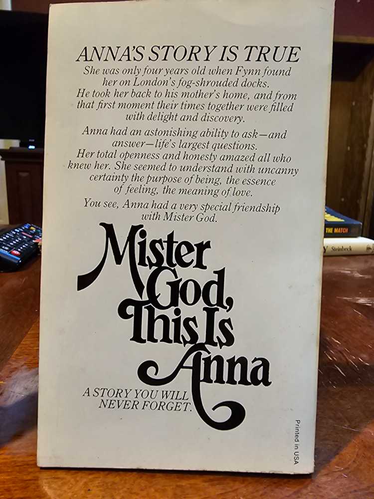 Mister God, This is Anna - Fynn (Ballantine Books, a division of Random House, Inc. - Paperback) book collectible - Main Image 2