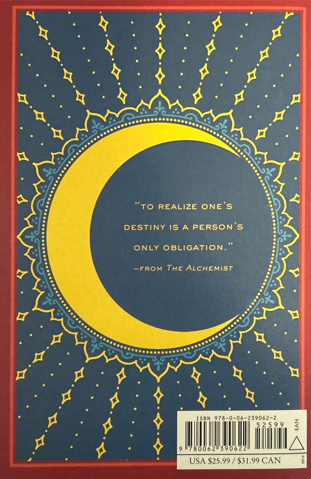The Alchemist - Paulo Coelho (Harper One - Hardcover) book collectible [Barcode 9780062390622] - Main Image 2