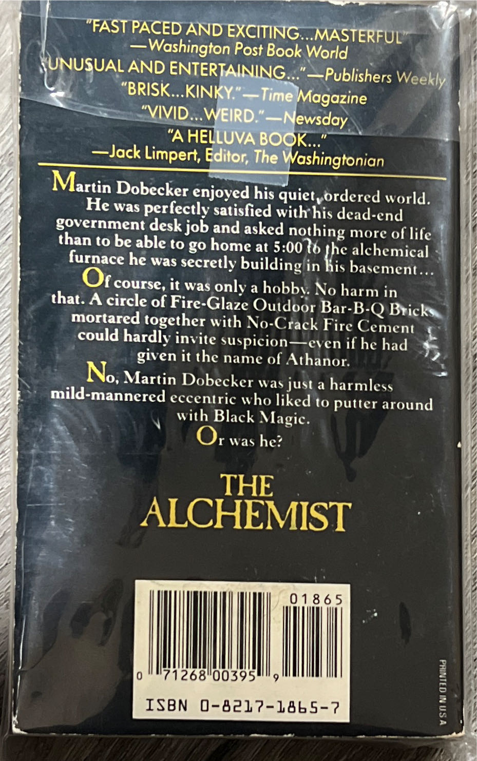 The Alchemist - Les Whitten (Zebra Books - Paperback) book collectible [Barcode 9780821718650] - Main Image 2