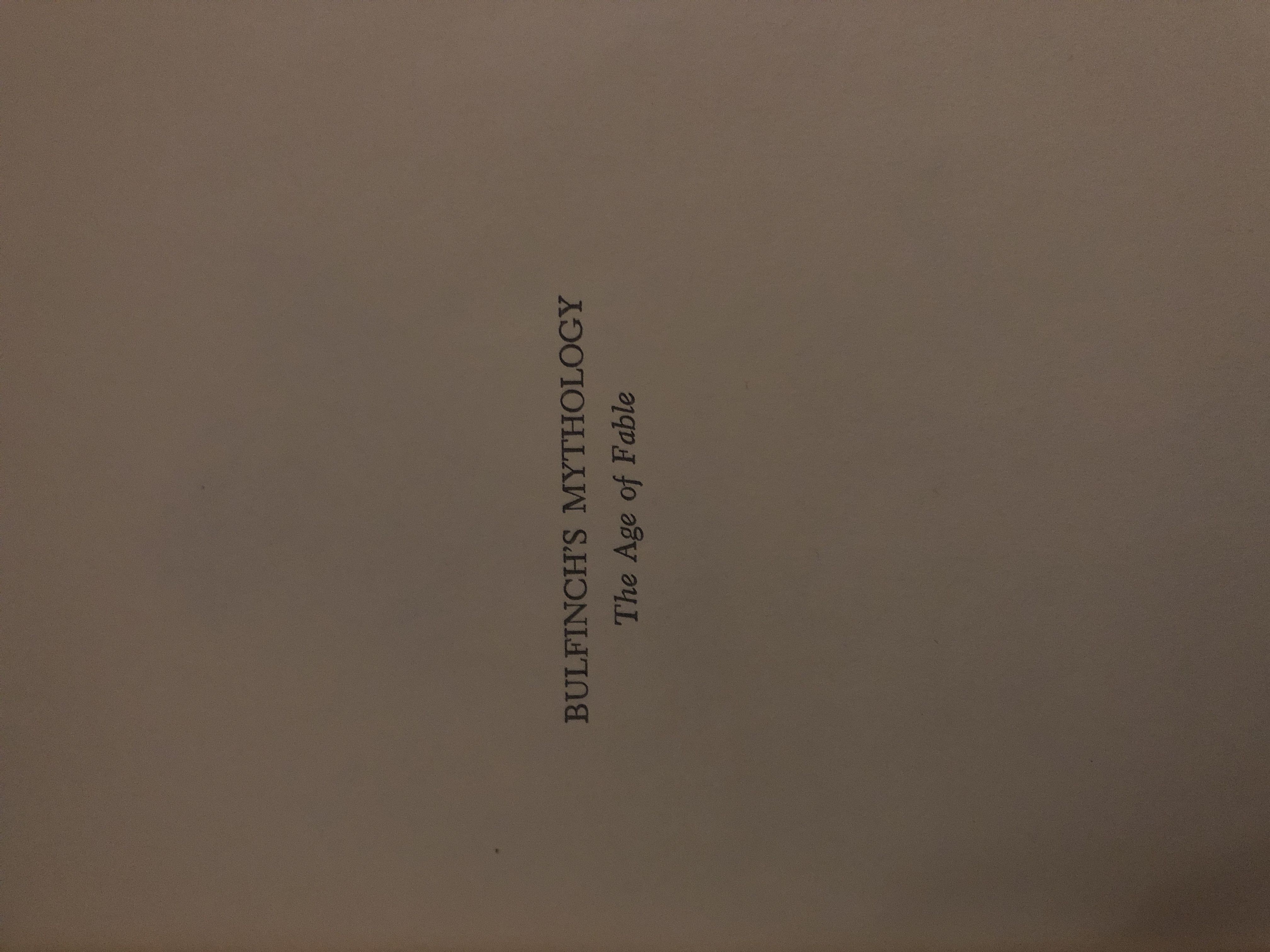 Bulfinchs Mythology: The Age Of Fable - Thomas Bulfinch (Project Gutenberg - Hardcover) book collectible - Main Image 2