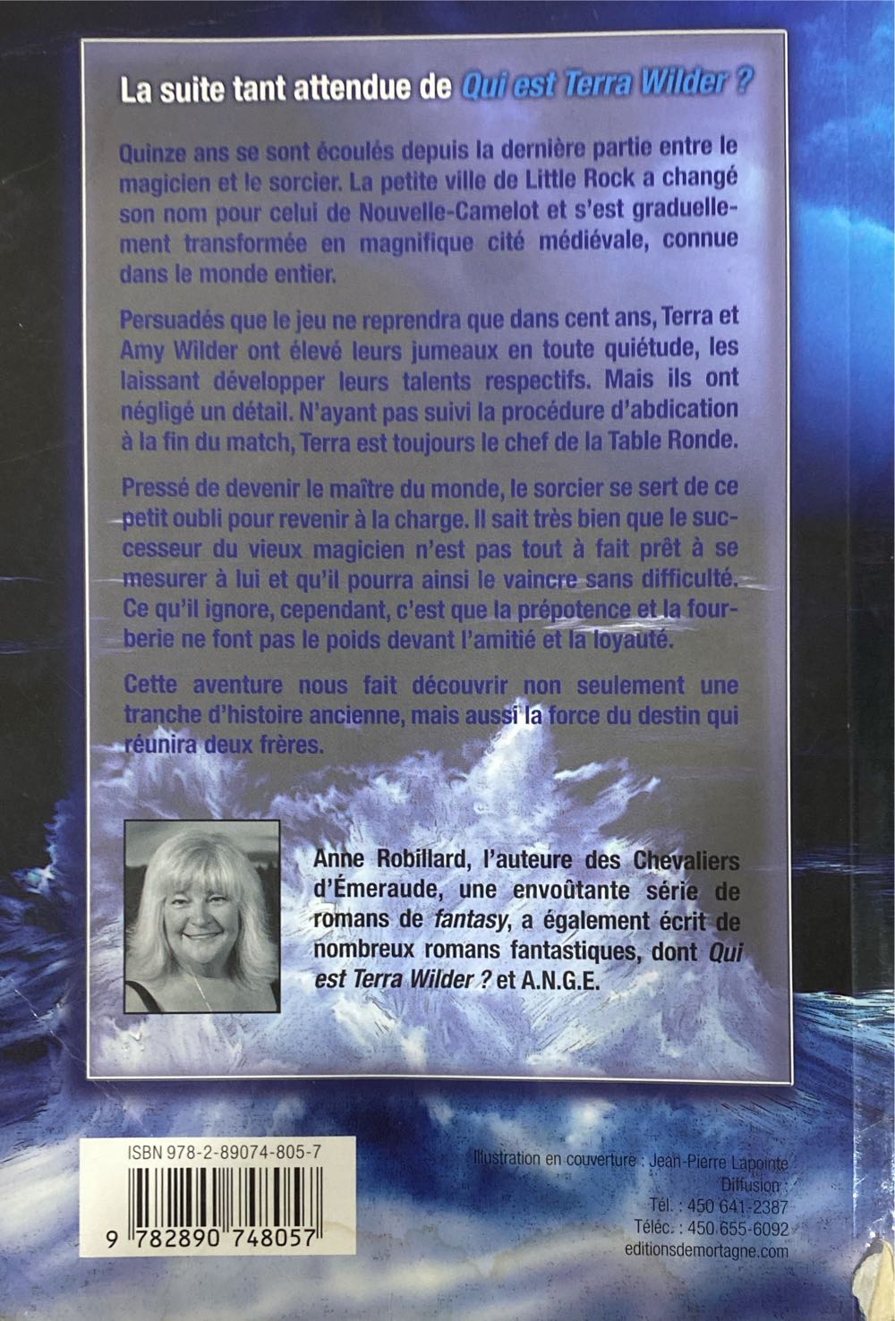 Terra Wilder Tome 2 : Capitaine Wilder - Anne Robillard (Edition de Mortagne) book collectible [Barcode 9782890748057] - Main Image 2