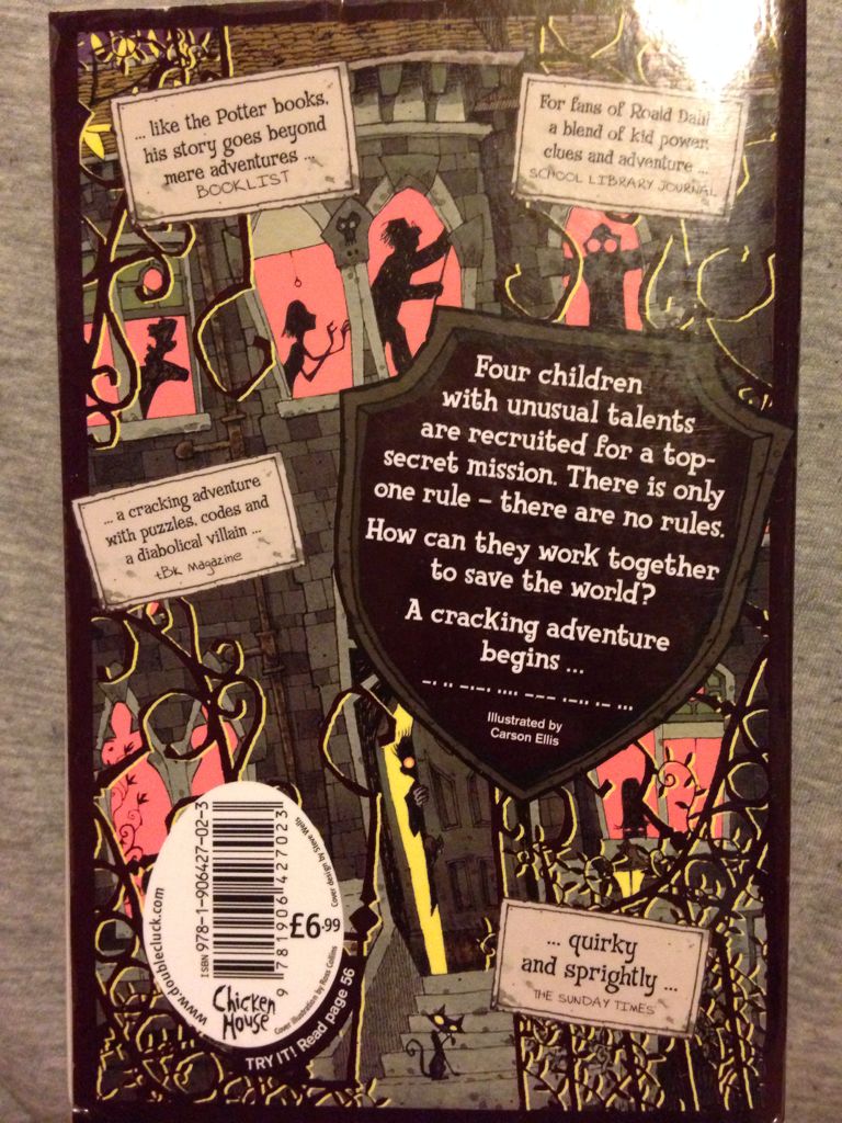 The Mysterious Benedict Society - Trenton Lee Stewart (Chicken House - Paperback) book collectible [Barcode 9781906427023] - Main Image 2