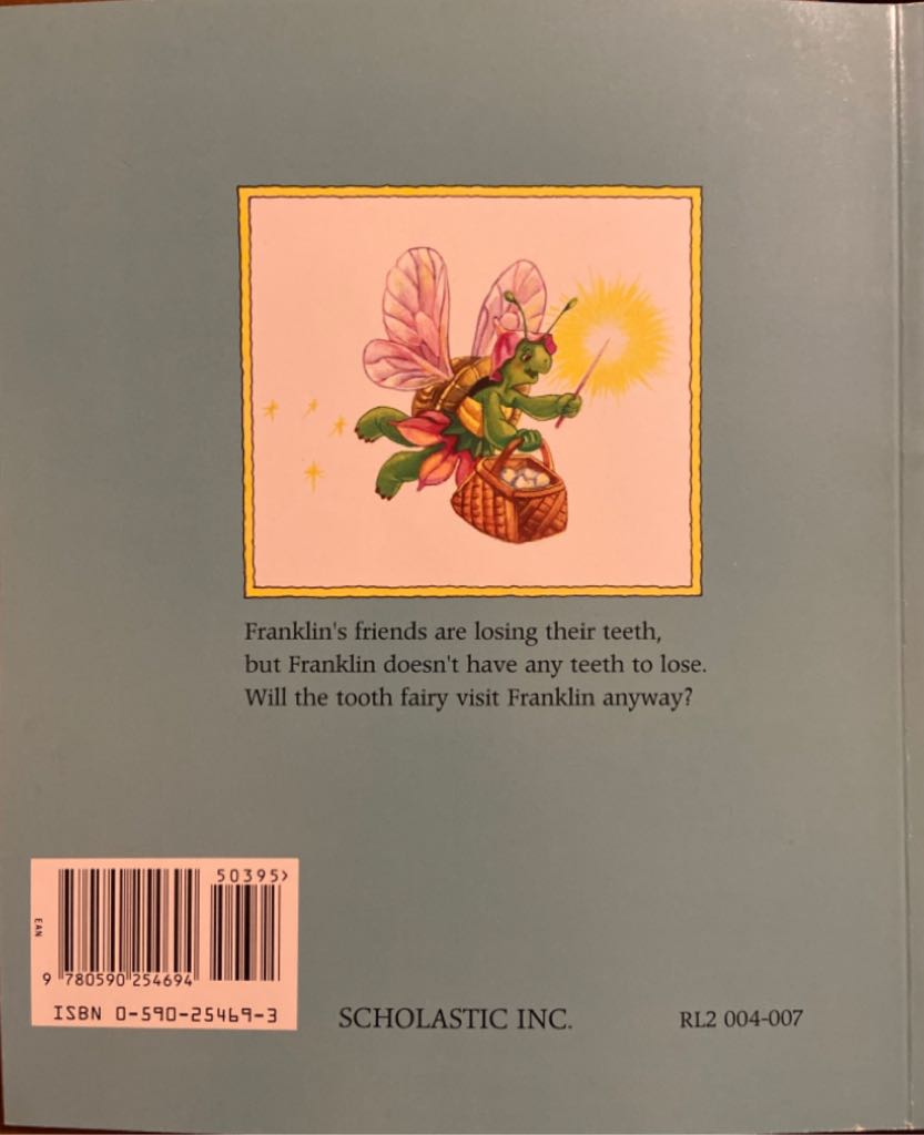 Franklin and the Tooth Fairy - Paulette Bourgeois (Scholastic - Paperback) book collectible [Barcode 9780590254694] - Main Image 2