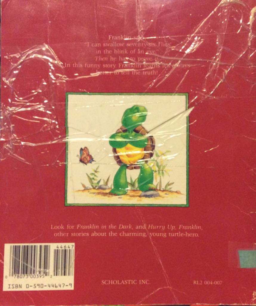 Franklin Fibs - Paulette Bourgeois (Scholastic - Paperback) book collectible [Barcode 9780590446471] - Main Image 2