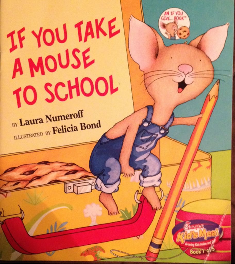 If You Take a Mouse to School - Laura Numeroff book collectible - Main Image 1