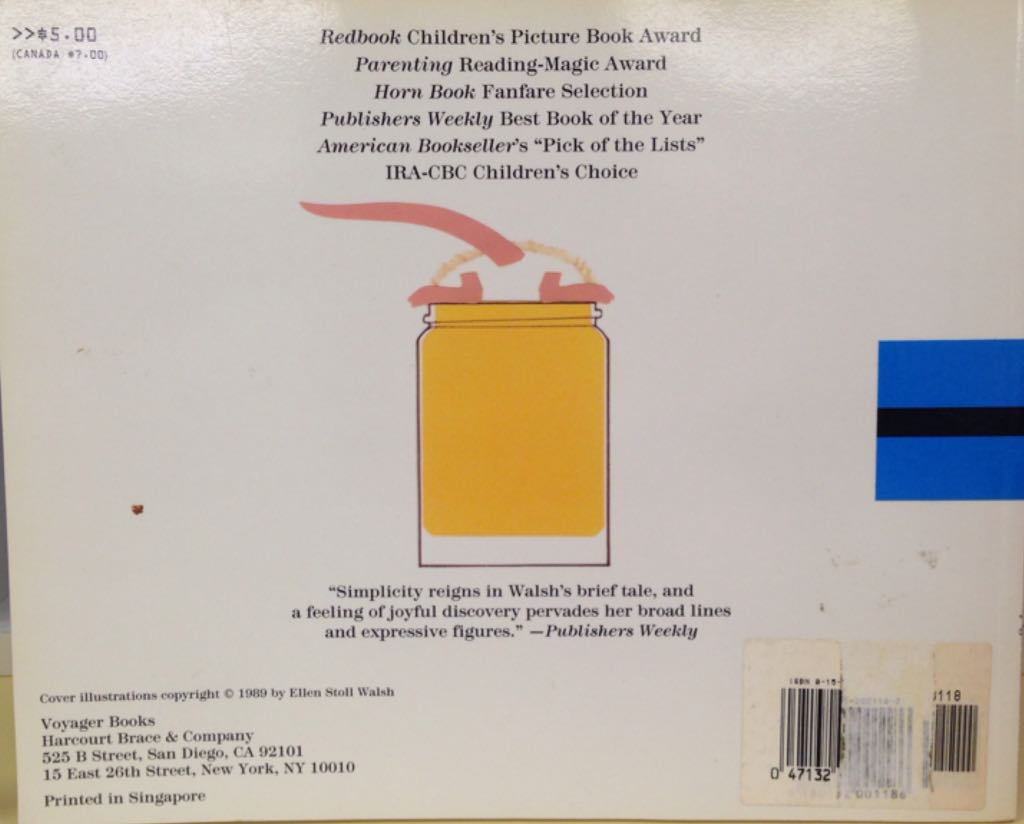 Mouse Paint - Ellen Stoll Walsh (Voyager Books - Paperback) book collectible - Main Image 2