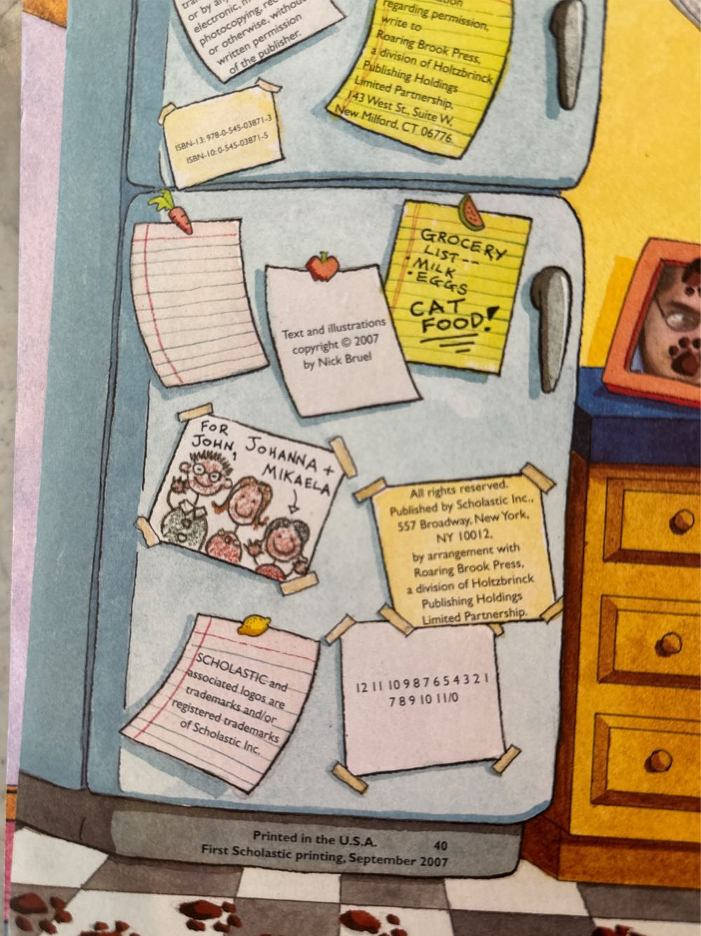 Poor Puppy - Nick Bruel (Scholastic - Paperback) book collectible [Barcode 9780545038713] - Main Image 3