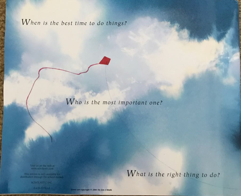 Three Questions, The - Jon J. Muth (Scolastic - Paperback) book collectible [Barcode 9780439537636] - Main Image 2