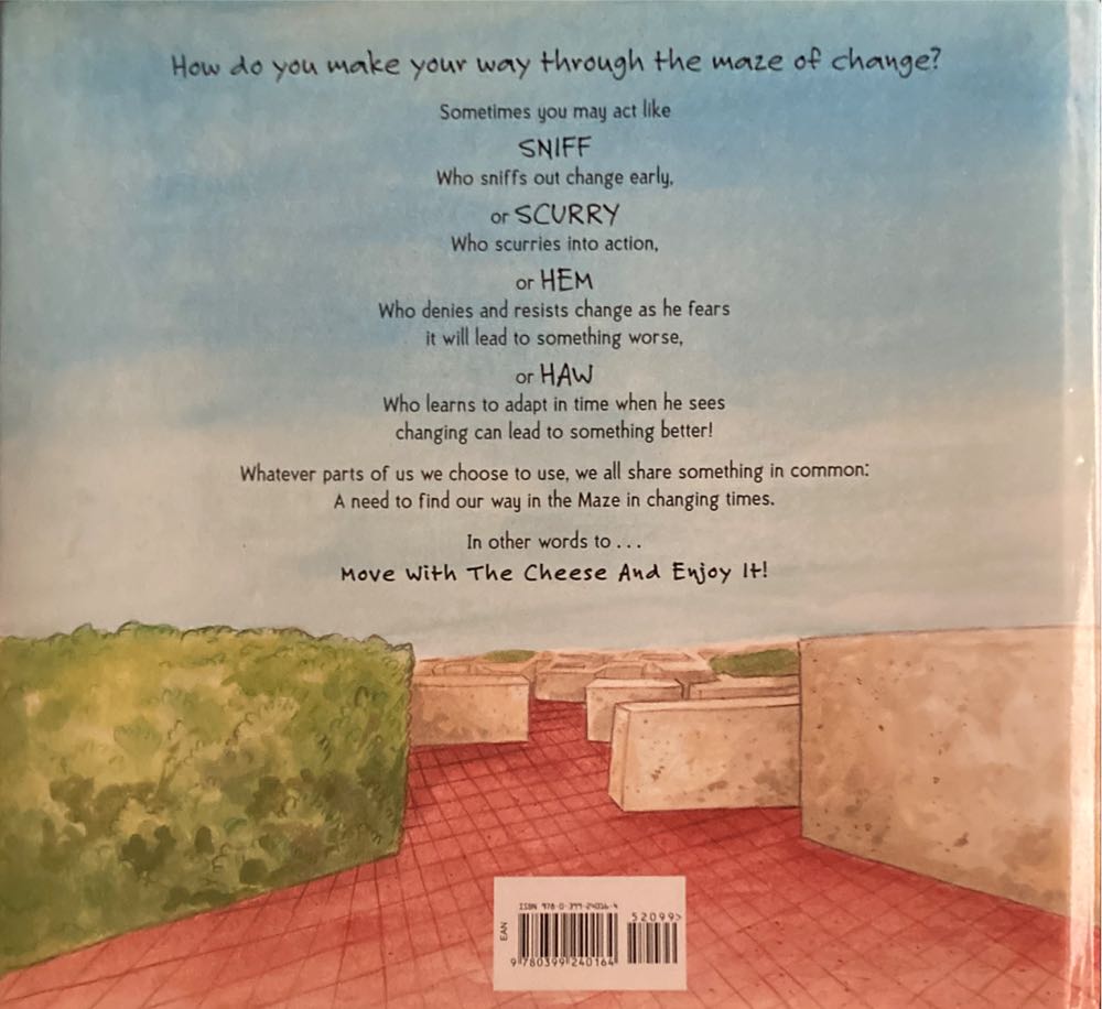 Who Moved My Cheese? - Spencer Johnson (G P Putnam’s Sons - Hardcover) book collectible [Barcode 9780399240164] - Main Image 2