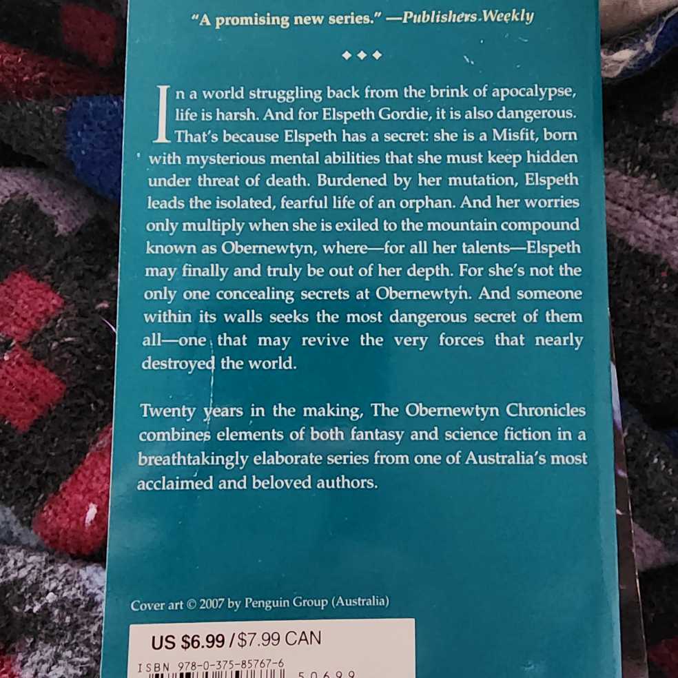 1: Obernewtyn - Isobelle Carmody (Random House Books for Young Readers - Paperback) book collectible [Barcode 9780375857676] - Main Image 2