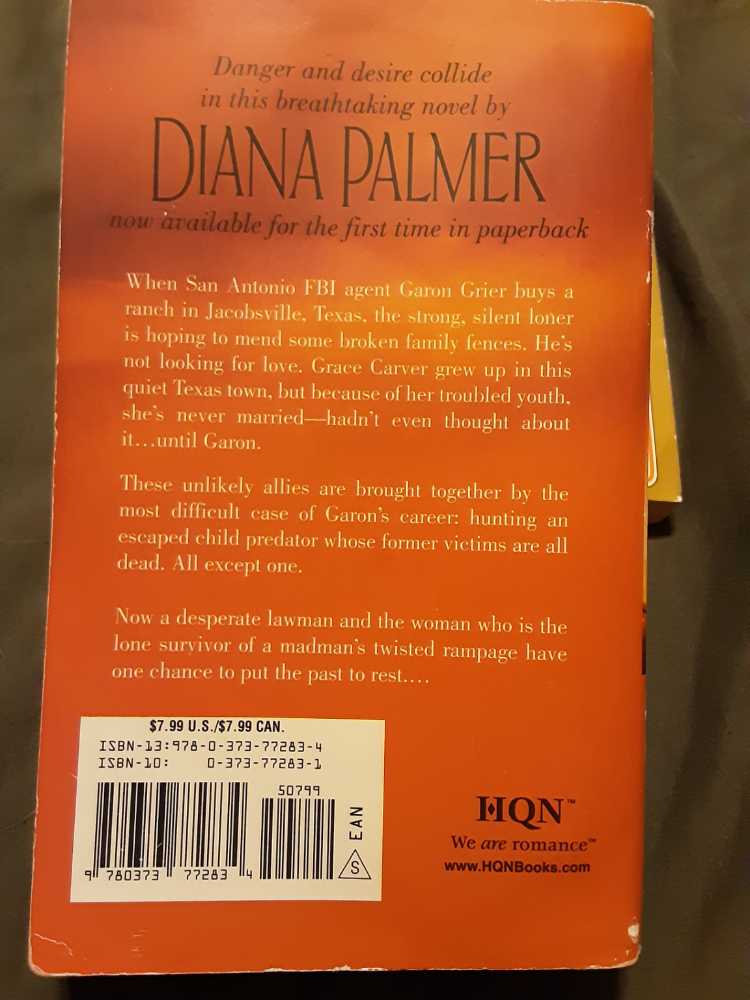 Lawman - Diana Palmer (HQN - Paperback) book collectible [Barcode 9780373772834] - Main Image 2