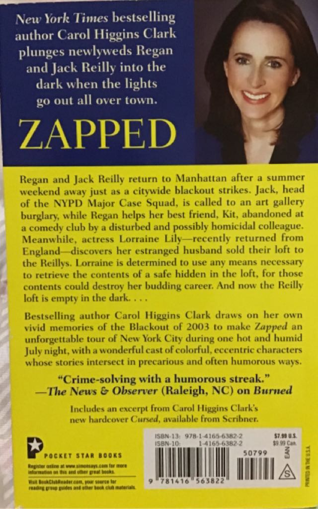 Zapped - Carol Higgins Clark book collectible - Main Image 2