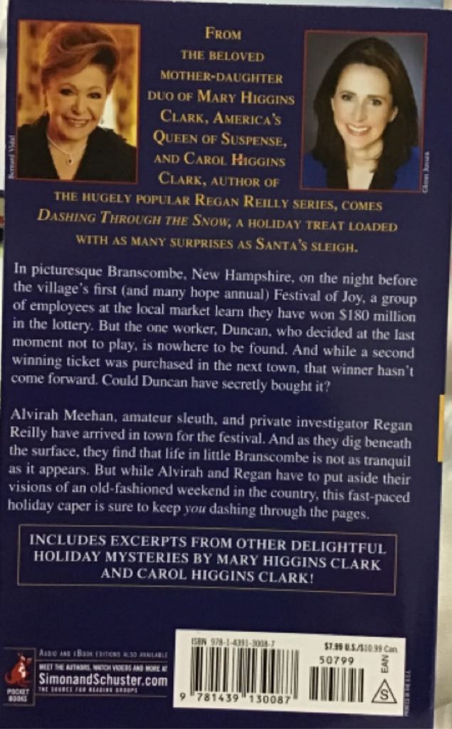 Dashing Through the Snow - Debbie Macomber (Pocket - Paperback) book collectible [Barcode 9781451609370] - Main Image 2