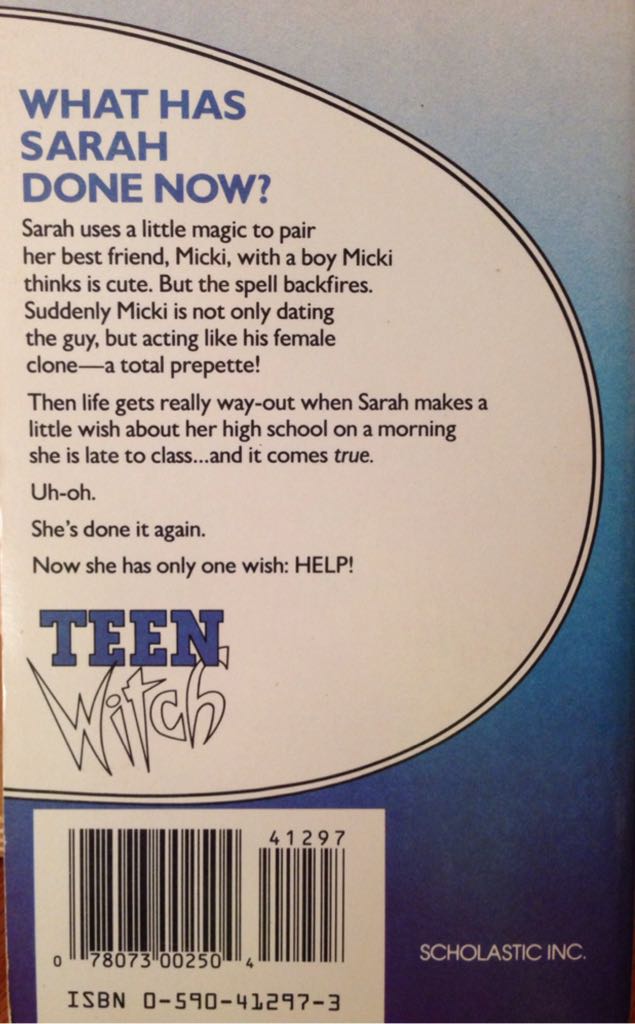 Be Careful What You Wish for  (Scholastic Paperbacks) book collectible [Barcode 9780590412971] - Main Image 2