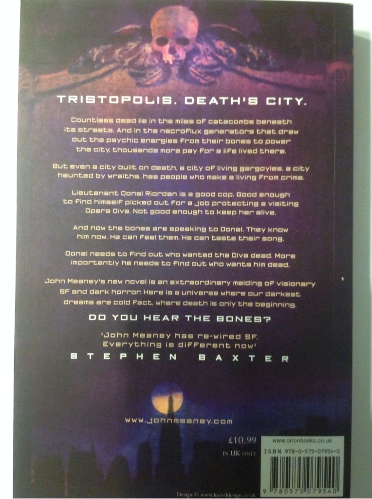 Bone Song - John Meaney (Gollancz - Trade Paperback) book collectible [Barcode 9780575079540] - Main Image 2