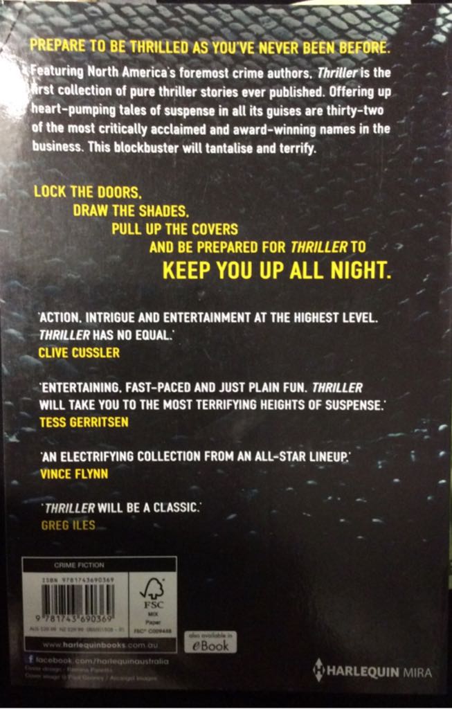 Thriller  (Flat - Ricky & Neil) book collectible [Barcode 9780778301585] - Main Image 2