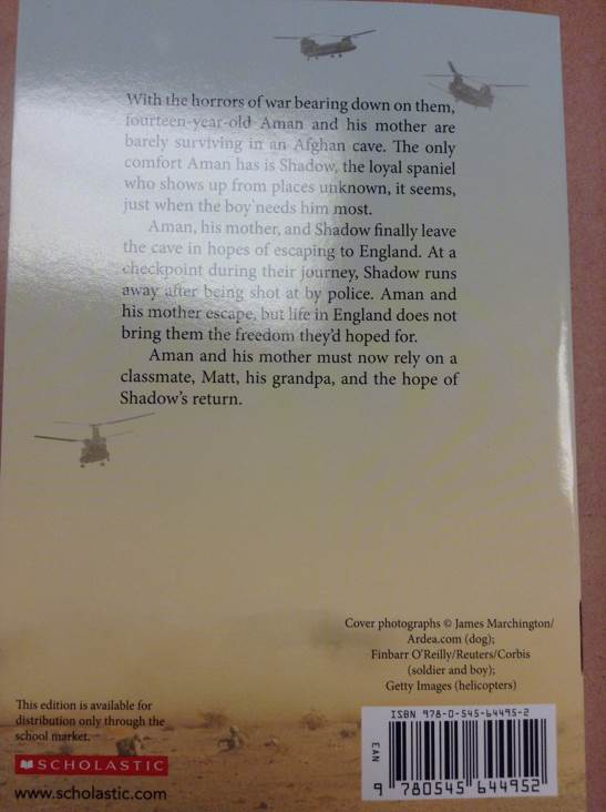 Shadow - Michael Morpurgo (Apple Paperbacks (Scholastic)) book collectible [Barcode 9780545644952] - Main Image 2