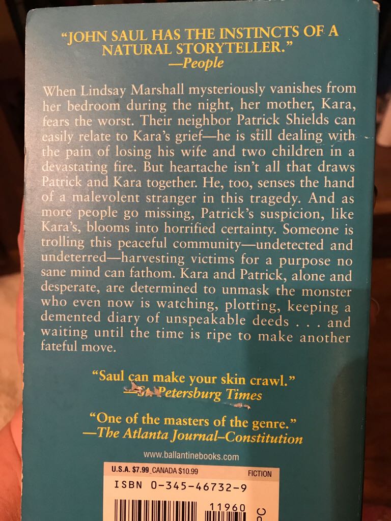 Perfect Nightmare - John Saul (Ballantine Books - Audiobook) book collectible [Barcode 9780345467324] - Main Image 2